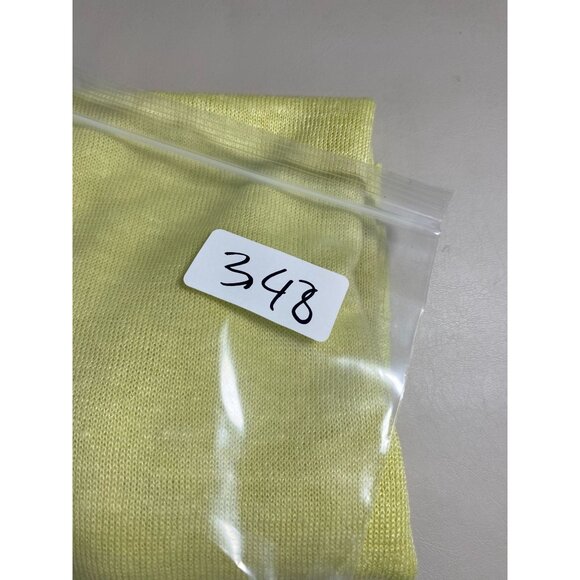 Eileen Fisher Yellow Organic Linen Lightweight Sweater Size Medium Long Sleeve - Picture 8 of 15